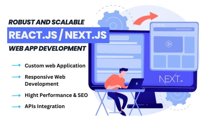 Gig Preview - Next js developer for robust and scalable web applications