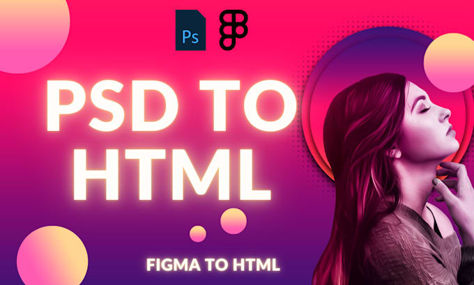 Gig Preview - Convert figma to html css bootstrap,xd to html,psd to html