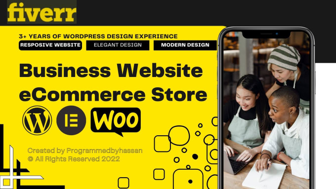 Gig Preview - Create custom ecommerce store with responsive wordpress design