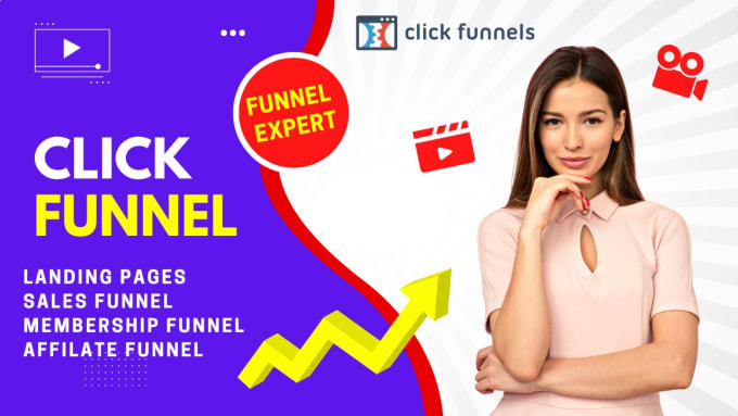 Gig Preview - Design sales funnel, clickfunnels, click funnels, clickfunnel, gohighlevel