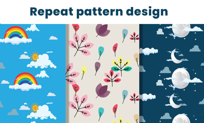 Gig Preview - Create unique repeat pattern design for your business