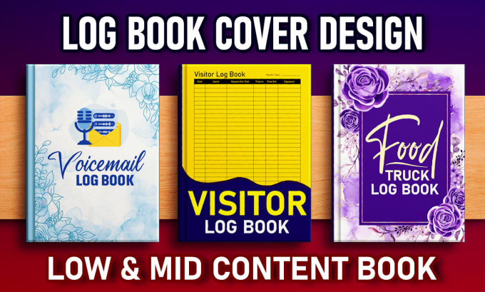 Gig Preview - Design custom low no content book cover or interior for amazon KDP