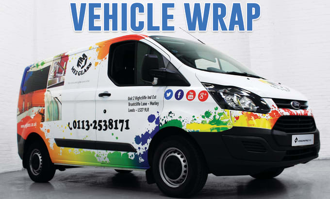 Gig Preview - Design car wrap, van wrap, truck wrap, and custom vehicle wrap designing