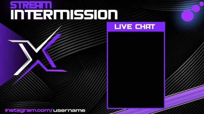 Gig Preview - Create animated stream package for twitch