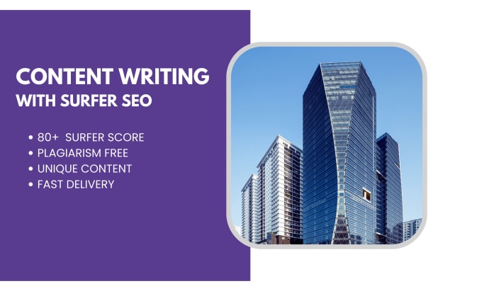 Gig Preview - Do content writing, write surfer SEO optimized article with jasper ai or jarvis