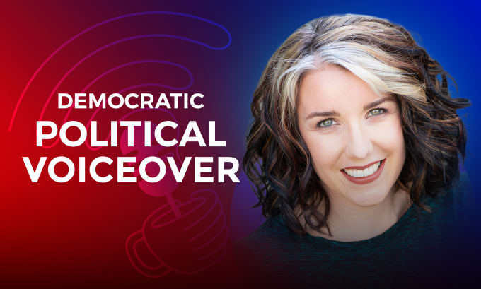 Gig Preview - Record american female democratic political voiceover