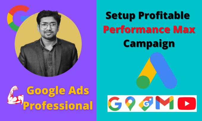 Gig Preview - Setup google ads performance max campaign