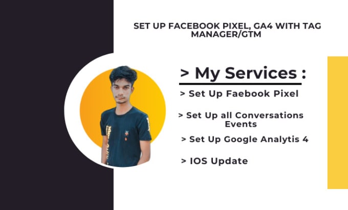 Gig Preview - Setup facebook pixel,ga4, tag manager and google ads conversion tracking