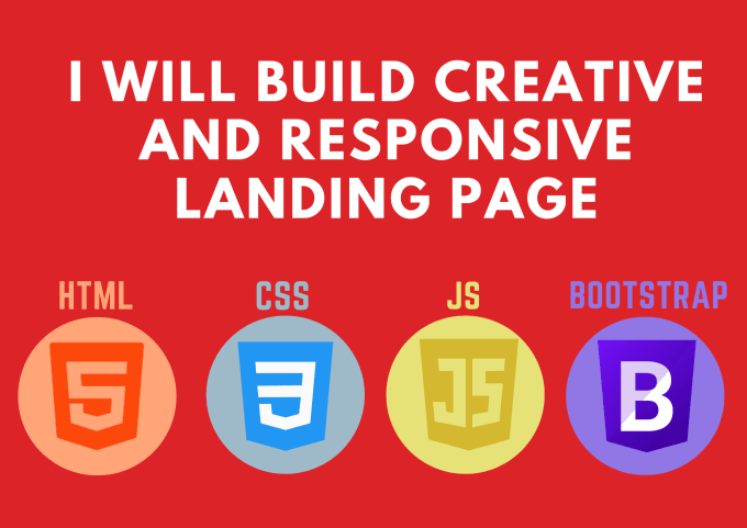 Gig Preview - Build a creative and responsive landing page