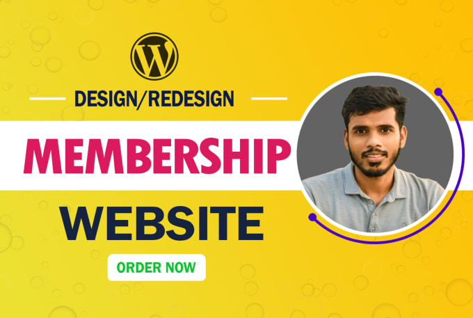 Gig Preview - Build wordpress membership website or subscription website