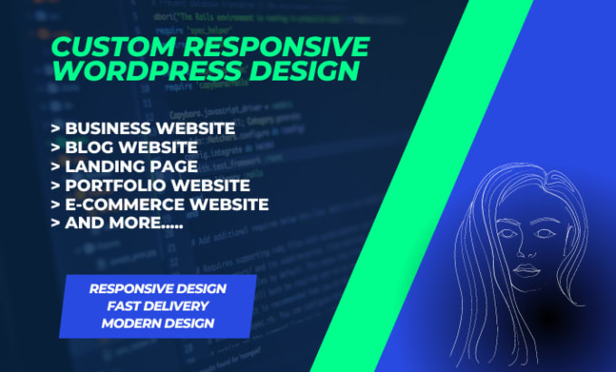 Gig Preview - Create responsive wordpress website design or wordpress blog