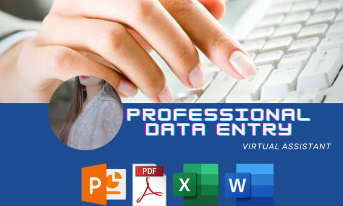 Gig Preview - Do data entry, retyping, virtual assistant, excel, and typing