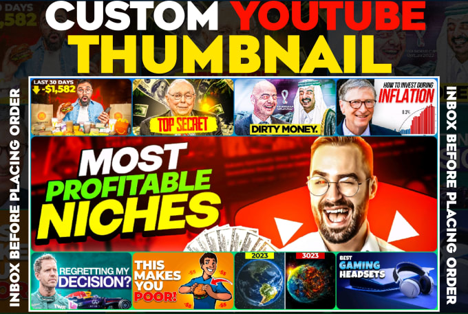 Gig Preview - Design eye catchy and appealing youtube thumbnail