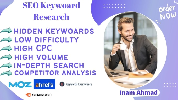 Gig Preview - Do advanced SEO keyword research for your website with competitor analysis