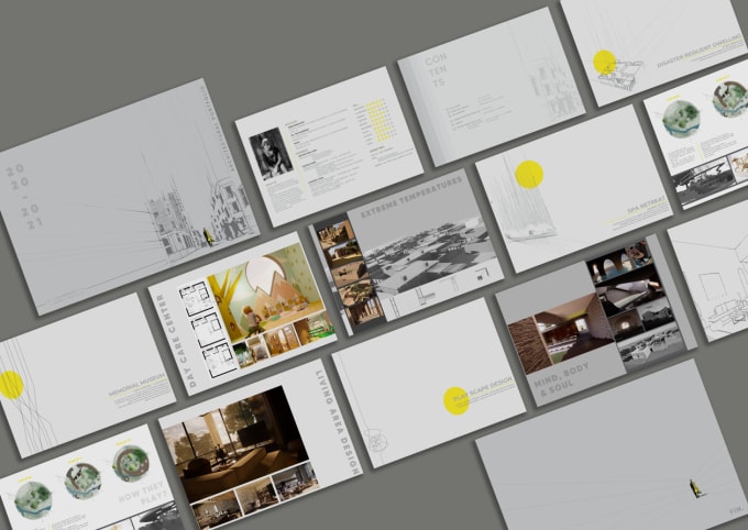 Gig Preview - Design your architectural presentation boards or architectural portfolio