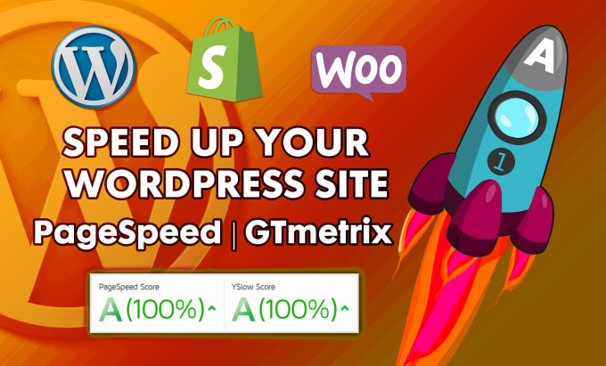 Gig Preview - Increase wordpress speed optimization on gtmetrix with wp rocket