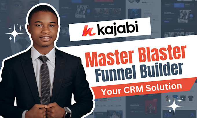 Gig Preview - Create your kajabi online course website and membership salesfunnel