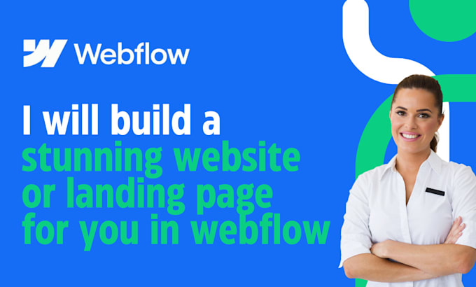 Gig Preview - Build a stunning website or landing page for you in webflow