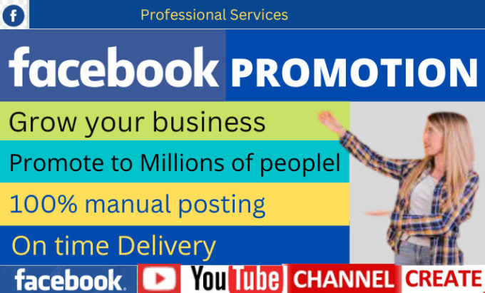 Gig Preview - Give facebook promotion best service in USA