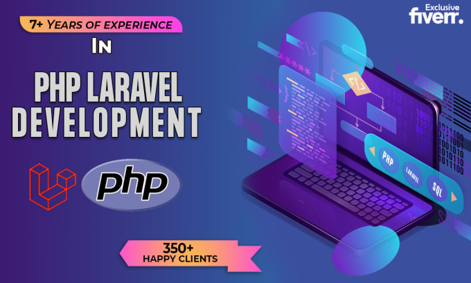 Gig Preview - Be your php laravel web developer