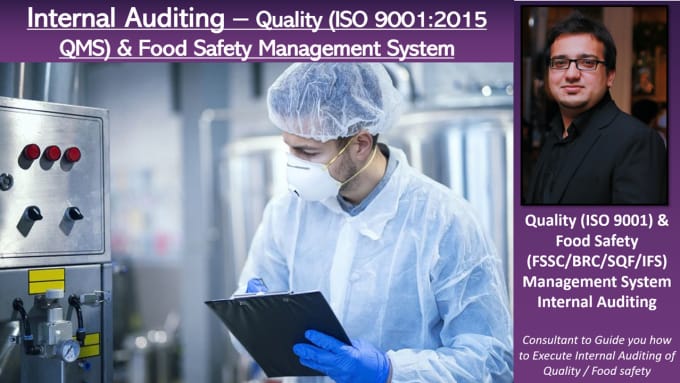 Gig Preview - Design internal audit program for quality food safety system