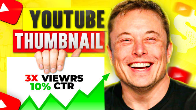 Gig Preview - Design attractive eye catchy youtube thumbnail in 3hrs