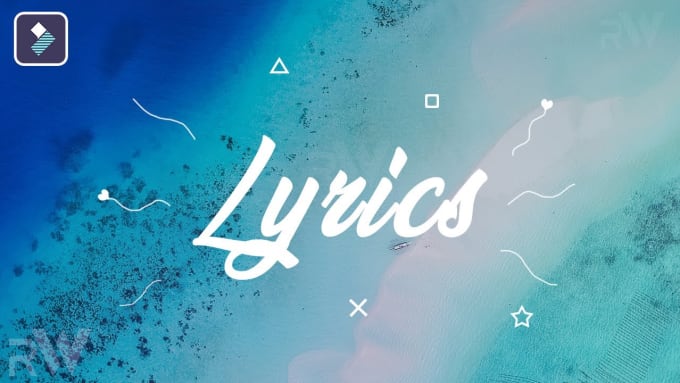 Gig Preview - Make a spectacular animated lyric video for your song