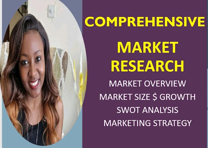 Gig Preview - Do detailed market research, swot analysis, niche and competitor analysis