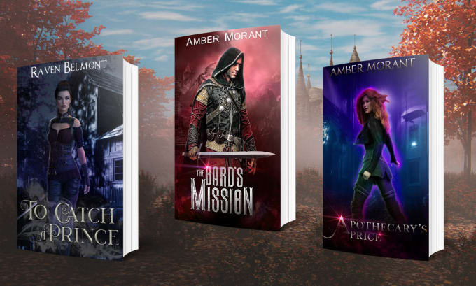 Gig Preview - Design a fantasy book cover for ebook and paperback