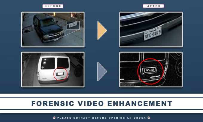 Gig Preview - Do a great forensic video enhancement service