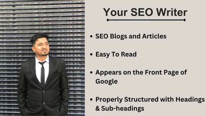 Gig Preview - Write SEO articles and blog posts within 24 hours