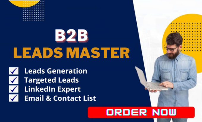 Gig Preview - Provide b2b lead generation for any industry