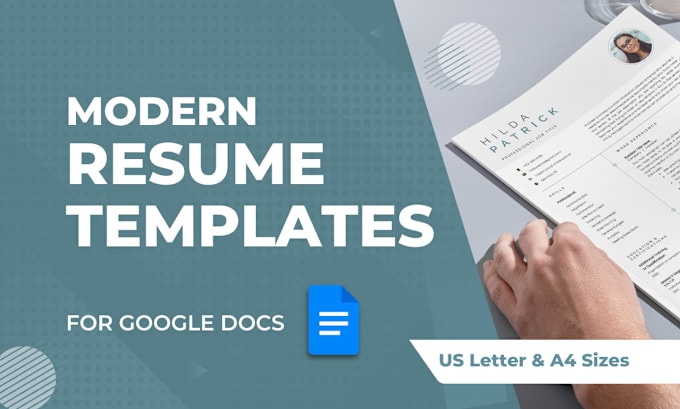 Gig Preview - Provide 10 modern resume and cover letter templates in google docs format