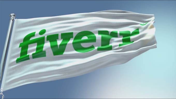 Gig Preview - Create 2 types 3d waving flags with your logo, text, image