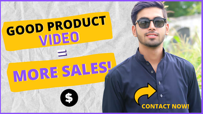 Gig Preview - Do product video editing for amazon shopify