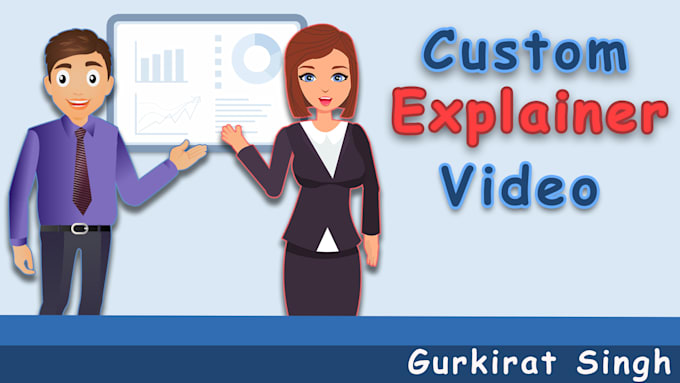 Gig Preview - Create a custom explainer video