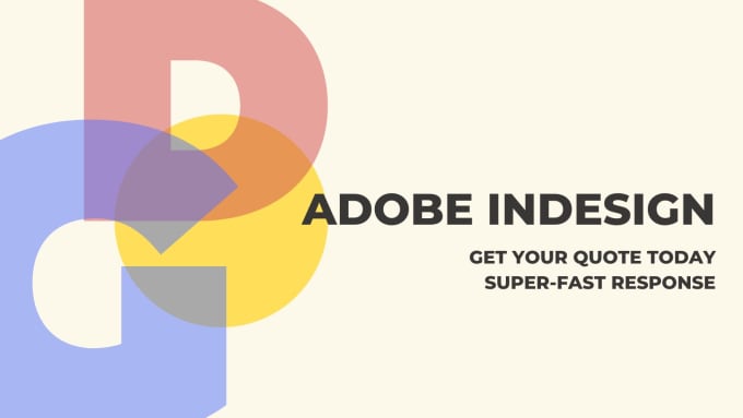 Gig Preview - Do any adobe indesign project