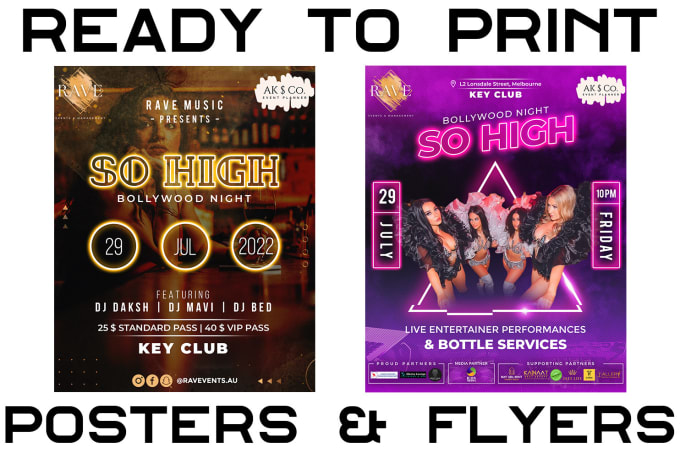 Bestseller - make music posters for marketing, concert, club night, etc