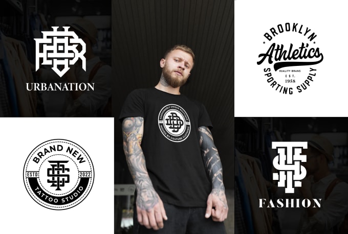 Gig Preview - Do initial letters, monogram and urban clothing brand logo design