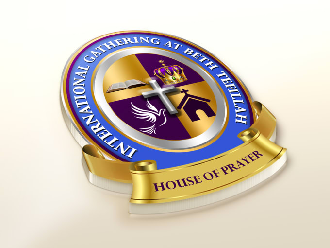 Gig Preview - Create modern church, christian, bishop seal logo design