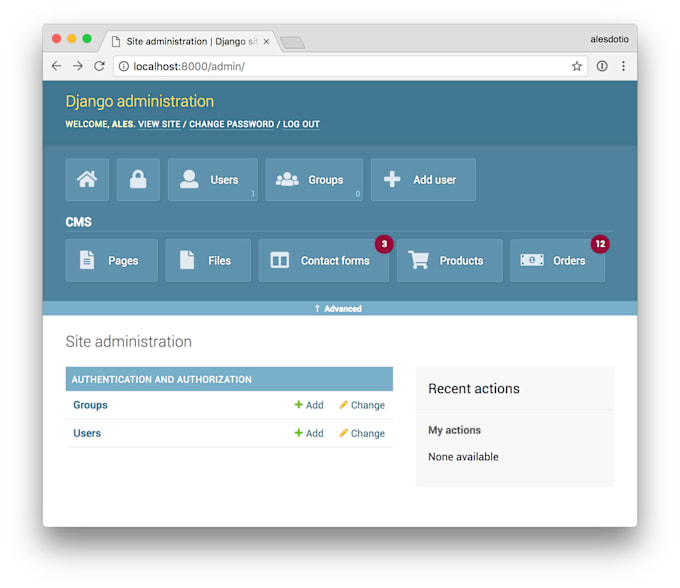 Gig Preview - Create a fully customized django admin panel and rest apis for web apps