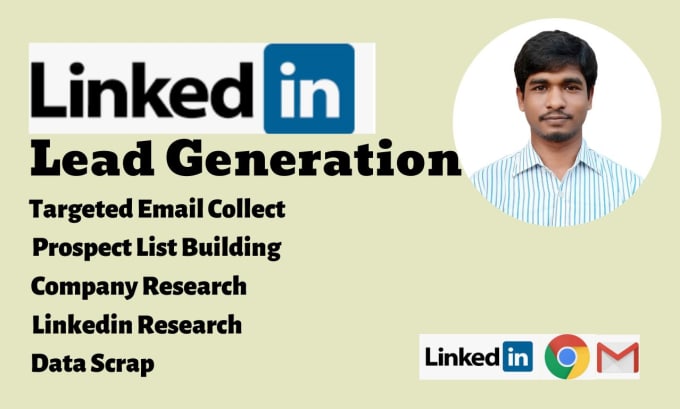 Gig Preview - Provide linkedin lead generation and company research