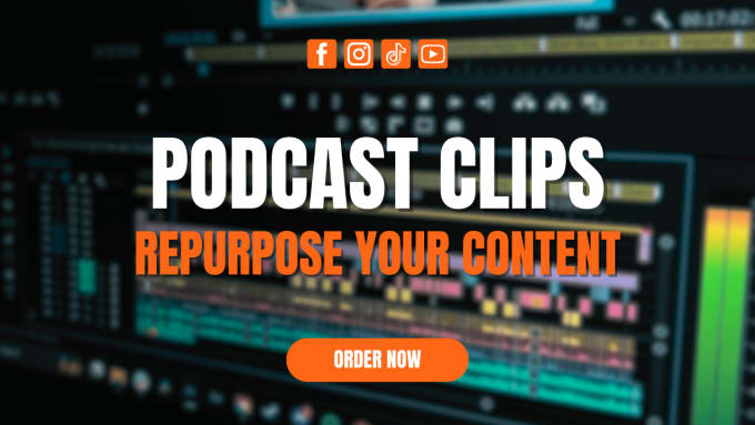 Gig Preview - Repurpose your podcast into reels, tiktoks and yt shorts