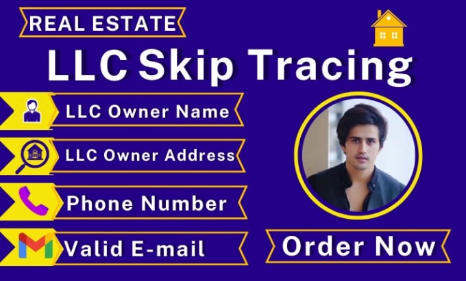 Gig Preview - Do llc skip trace, corporate, trust or companise,owner name