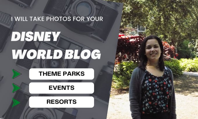 Gig Preview - Take photos for your disney world blog