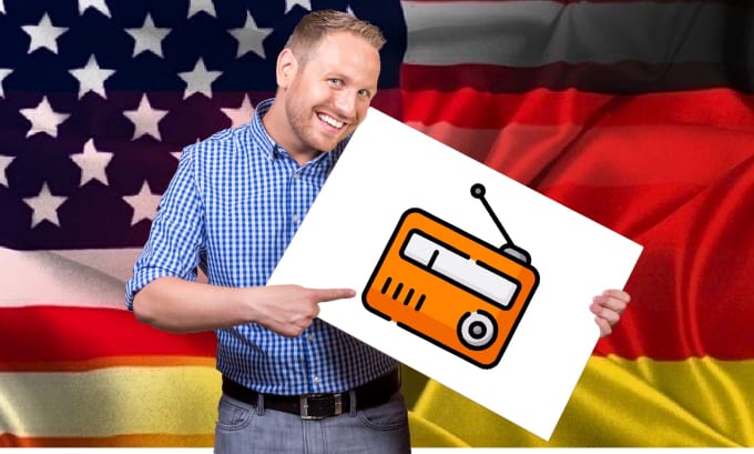 Gig Preview - Record your radio commercials in german or english with german accent