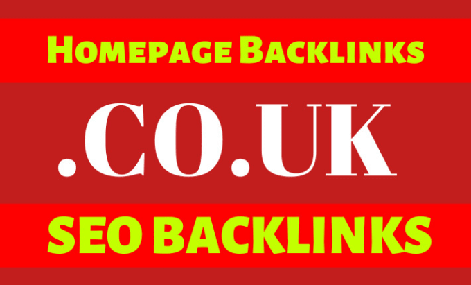 Gig Preview - Make co uk homepage backlinks permanent links