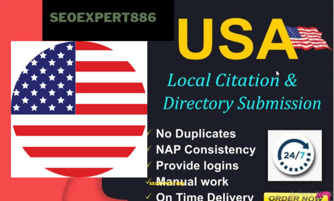 Gig Preview - Top 350 USA local citations and directory submission for local seo