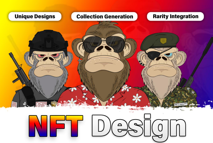 Gig Preview - Create custom nft art collection for opensea 1k 5k 10k nfts