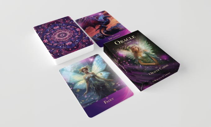 Gig Preview - Design oracle, tarot cards or any illustration you want